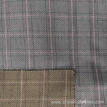 Polyester Stretch Yarn Dyed Checks Fabric